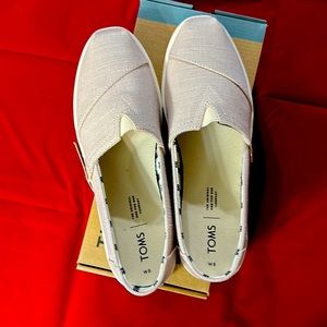 Toms classic natural heritage canvas sole womens size 8 tags